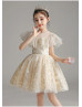 Beaded Lace Tulle Adorable Flower Girl Dress